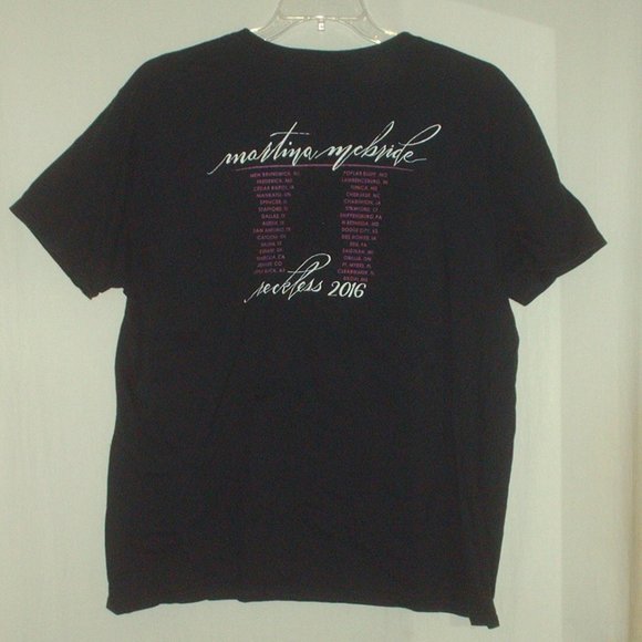Gorgeous 2016 Martina McBride Reckless concert T-shirt - new - size XL - Picture 3 of 5